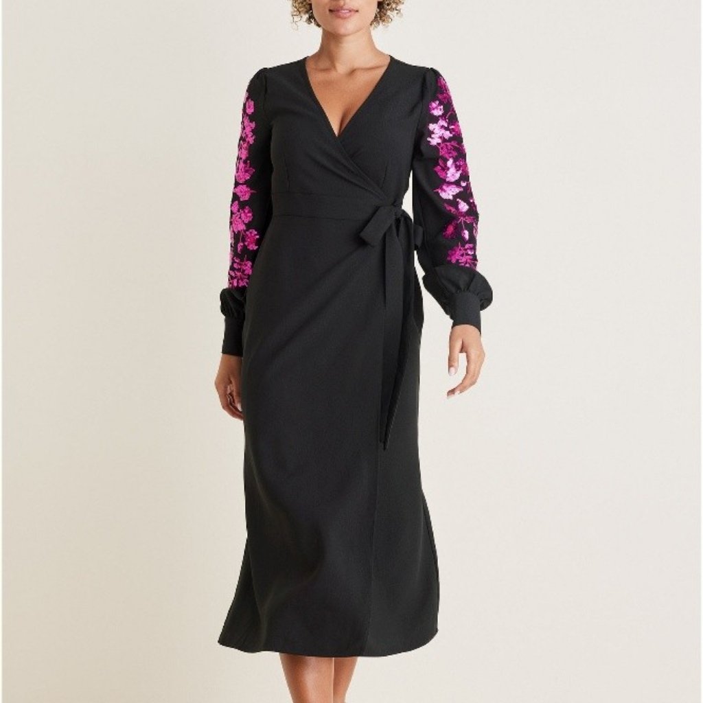 Floral Sequin Midi Dress - New Never Worn